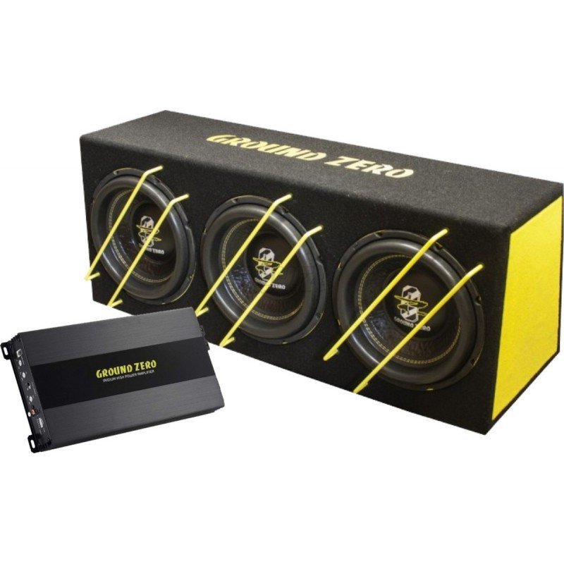 Ground Zero Basskit 750 GZIB 3.2500SPL ja DM2500a Next Level Audio