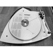 Thorens TD 309 levysoitin Denon DL-110 MC äänirasialla