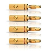 Oehlbach Banana Pin-B3 banaaniliittimet, 2 paria