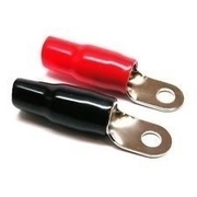 Stinger 50 mm2 kaapeleille sopiva rengasliitin (musta tai punainen eriste) 