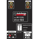 AUDIODESIGNPRO M2 15WL akkukäyttöinen aktiivikaiutin