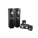 Wharfedale Crystal 4 kaiutinpaketti (musta, valkoinen tai pähkinä/musta)