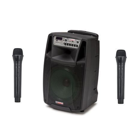 AUDIODESIGNPRO M2 12WL akkukäyttöinen aktiivikaiutin