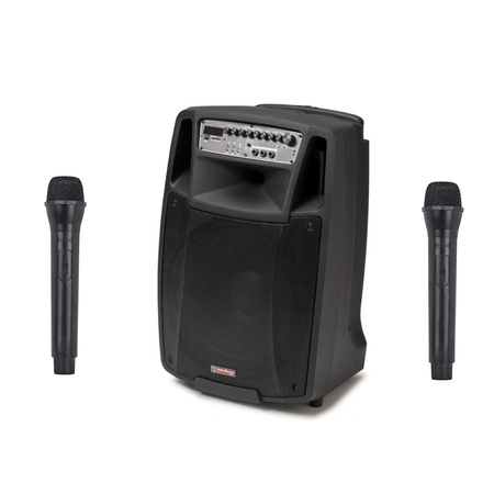 AUDIODESIGNPRO M2 15WL akkukäyttöinen aktiivikaiutin